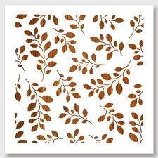 NBEADS Leaf Painting Stencils Templates, 10.8 10.8 Inch 10.8x10.8",