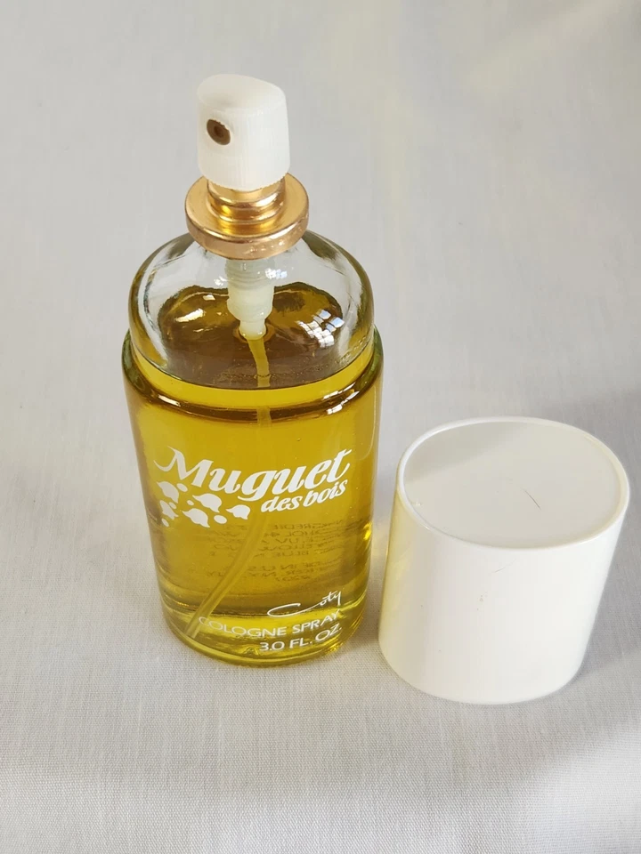Spray de colonia Coty Muguet Des Bois 3 oz, nuevo completo, Falcon Mist, EE. UU., descontinuado Foto 2 de 3
