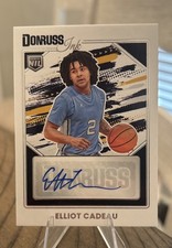 Elliot Cadeau Rookie Auto 2025-26 Donruss #INK-ELC North Carolina