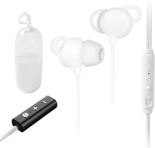 Sleep Earbuds for Side Sleepers, All Silicone Made with Soft and Zero-Pressur...