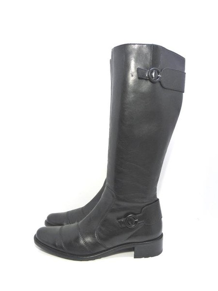 Women Paul Green Boots Black Leather 40 #C419