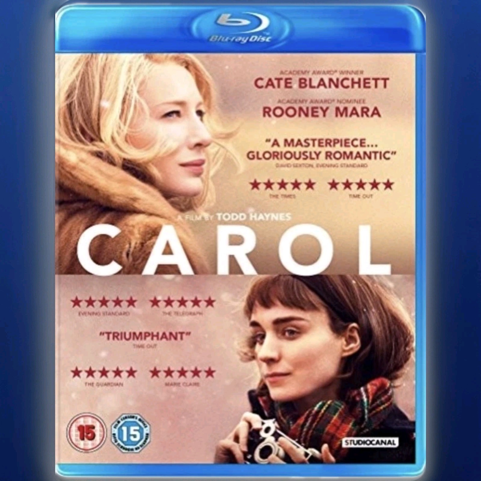 Carol Blu-Ray (2016) Cate Blanchett, Haynes (DIR) cert 15 ***NEW***