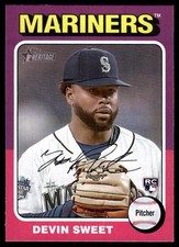 2024 Topps Heritage Devin Sweet Rookie Seattle Mariners #242