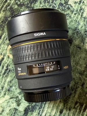 Sigma 14mm F/2.8 EX HSM Aspherical lens for Canon EF mount f2.8 AF