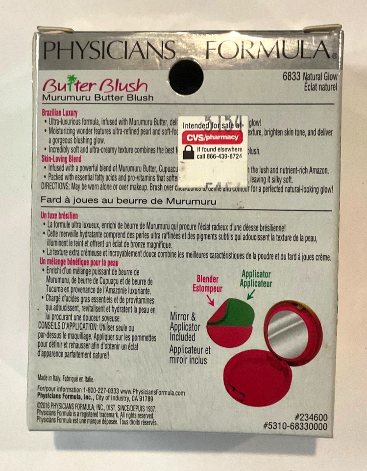 BUY1, GET1 AT 20% OFF (add 2) Physicians Formula Butter Blush, 6833 Natural Glow - Image 2 of 2