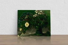 Vincent van Gogh "Vase with Daisies" Canvas Print Wall Art Home Decor