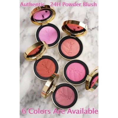 Yves Saint Laurent Powder Blush 6 Colors Are Available Matte finish 0.21 oz/6 g