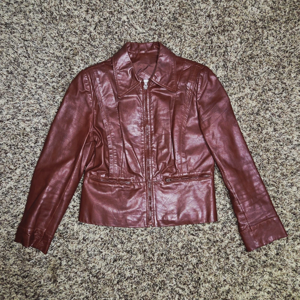 Leather Everyday 1970s Vintage Outerwear Coats & Jackets for Men