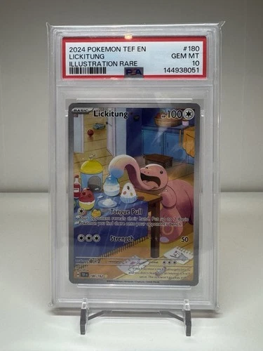 Lickitung 180/162 Pokémon S&V Temporal Forces Illustration Rare PSA 10