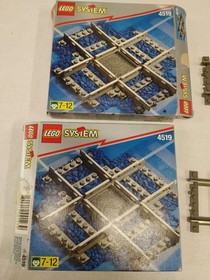 Vintage 1999 Rare LEGO 4519 Rail Crossing Track 32087c01 76049 For 9V Trains 