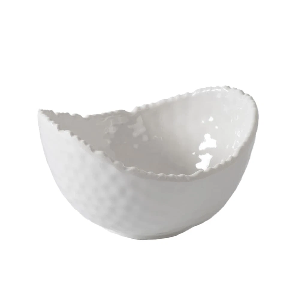 Pampa Bay Shatterproof Melamine Oval Bowl, 5.25"x4.75", White, BPA Free