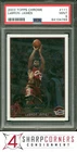 2003 TOPPS CHROME #111 LeBRON JAMES RC CAVALIERS PSA 9