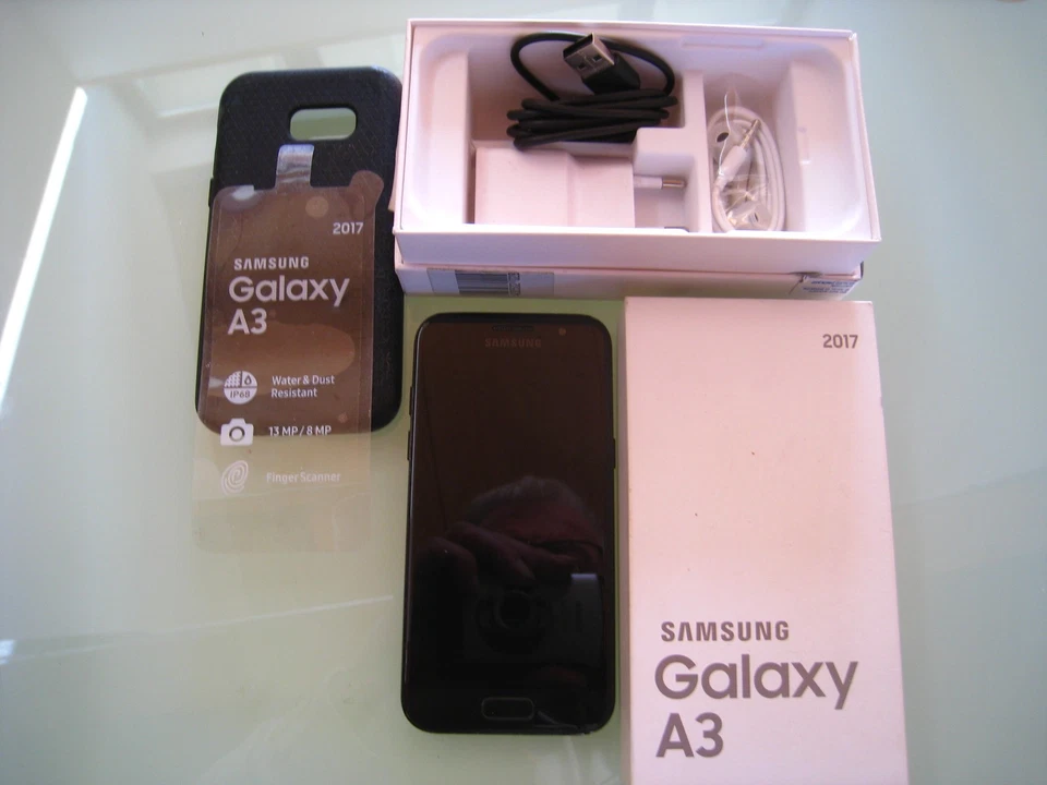 Samsung Galaxy A3 2017 SM-A320FL |akzeptabler Zustand | Simlockfrei (5), Foto 1 von 5