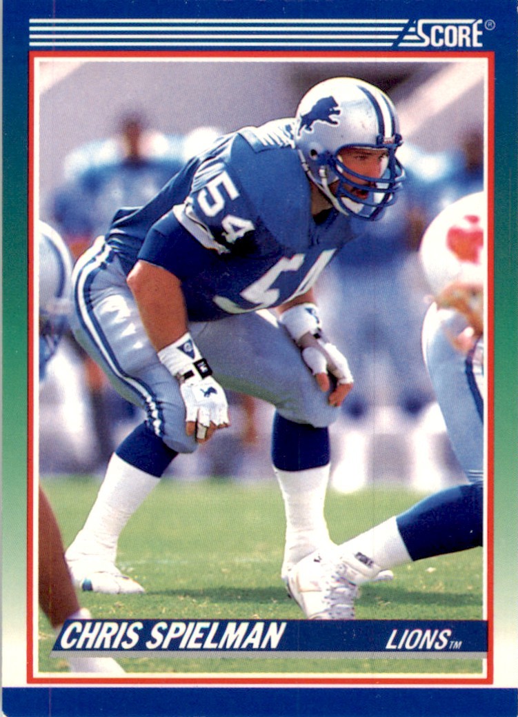 1990 Score Chris Spielman Football Cards #17