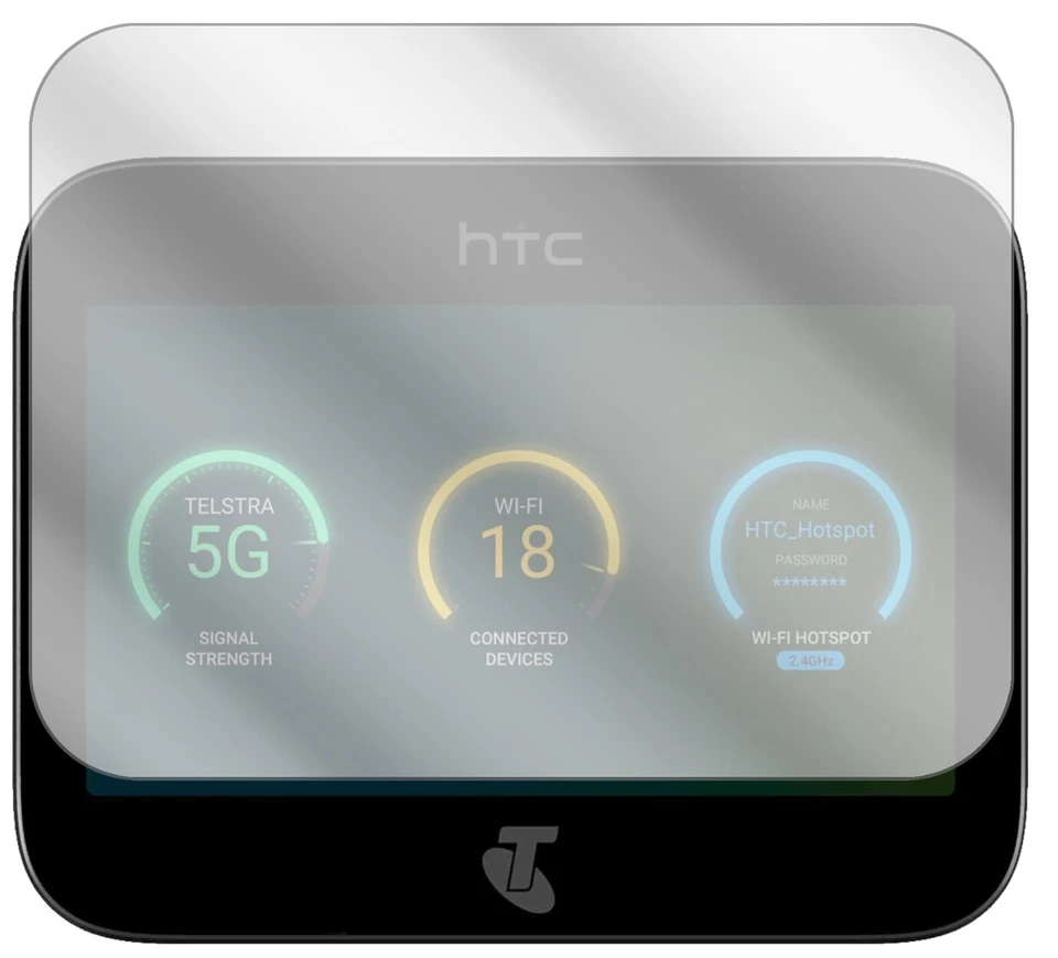 2x Screen Protector for HTC 5G Hub Protection Crystal Clear dipos - Image 2 of 4