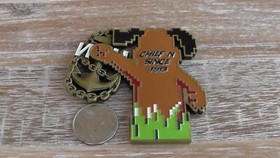 USN Nintendo NES Duck Hunt Dog CPO Challenge Coin #125Y