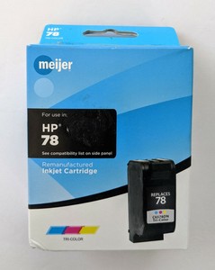 HP 78 / C6578D Tri-Color Ink Cartridge Meijer Remanufactured Replacement Inkjet 843964004154 | eBay