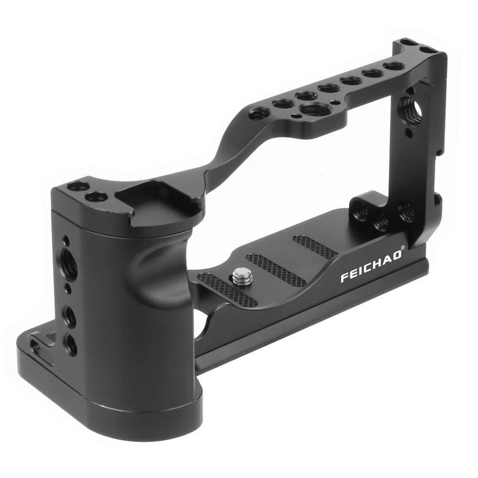 BGNING Camera Cage w Cold Shoe Mount for ARRI Handle for Canon EOS M6 Mark II - Image 2 of 4