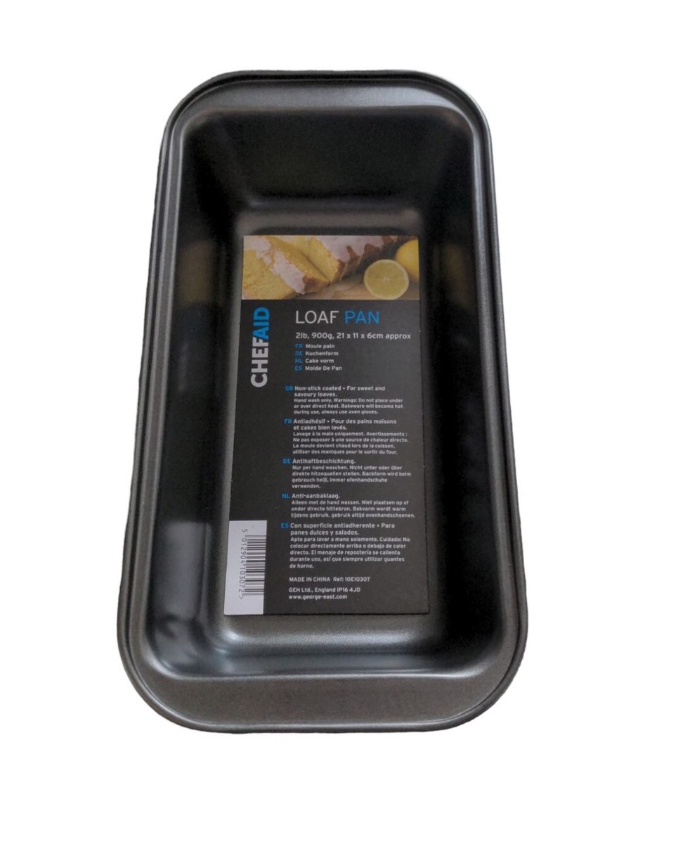 Chef Aid Aluminium Baking Loaf Pan 2lb quality bakeware Cake Tin
