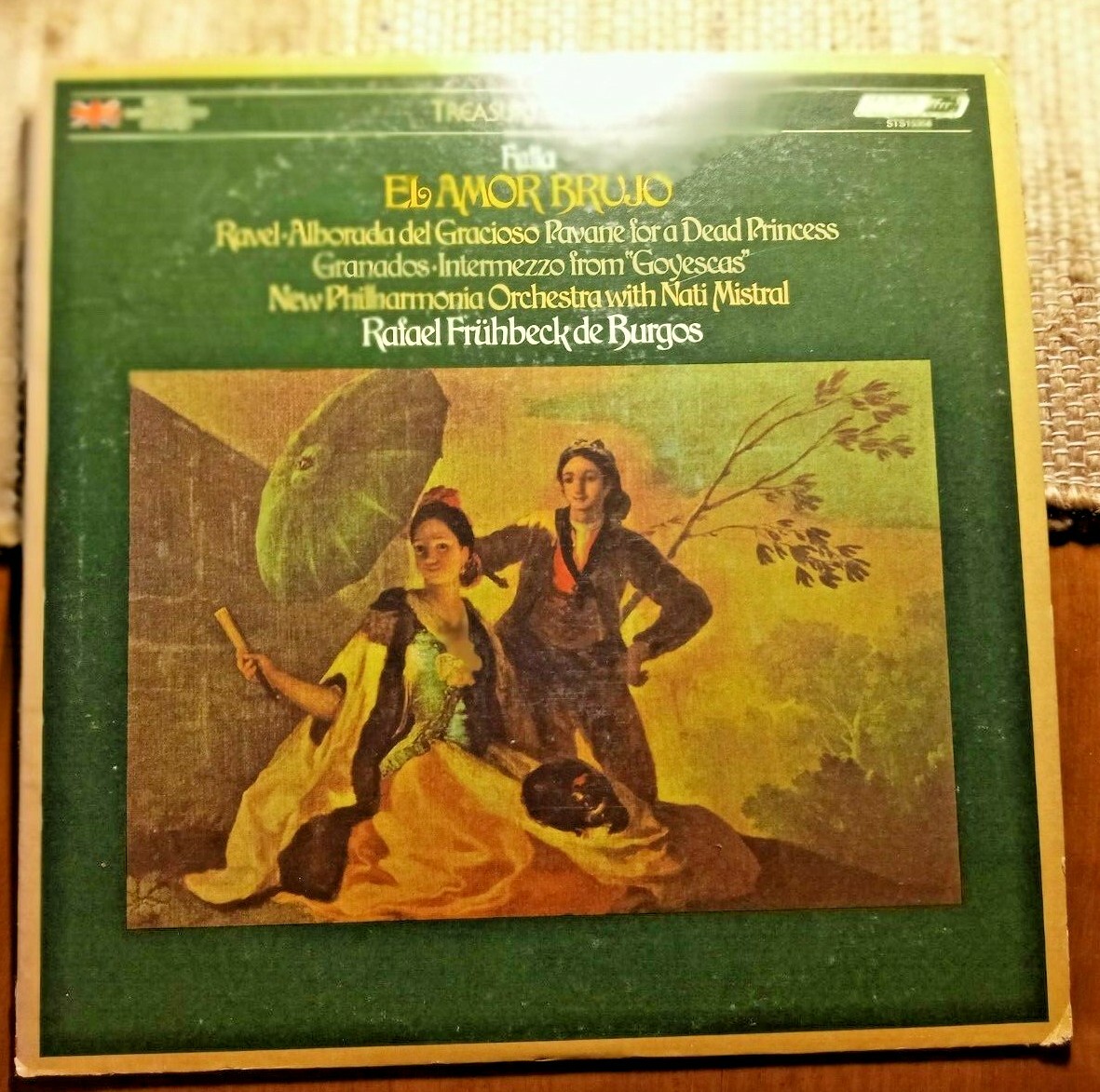 Falla-El Amor Brujo, Ravel, Granados-Rafael Fruhbeck de Burgos London FFrr LP
