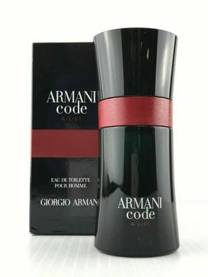 armani code a list cologne