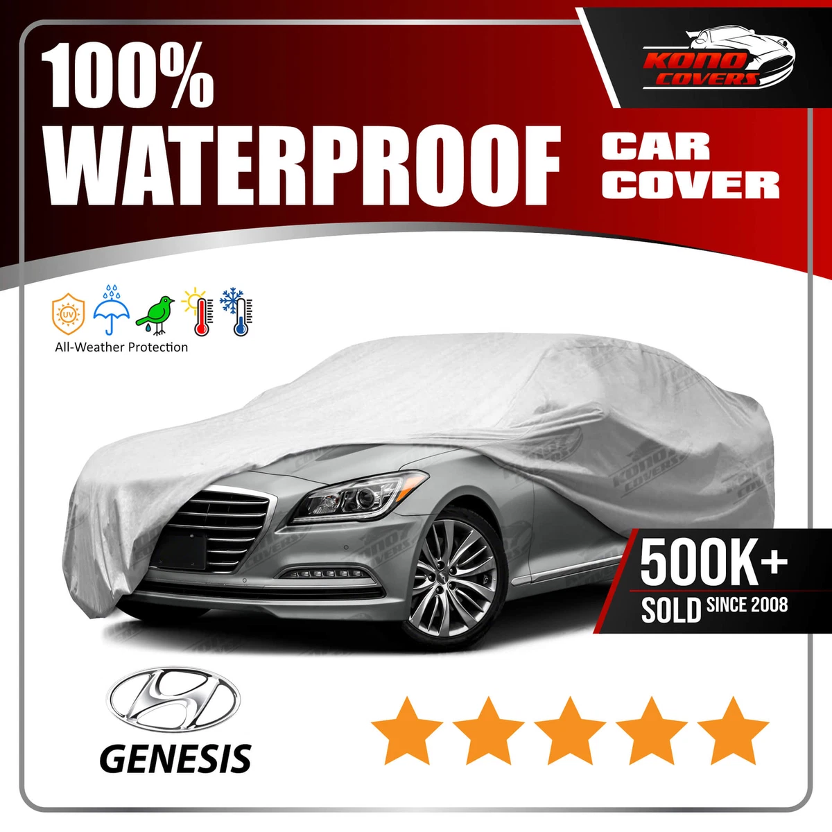 FITS HYUNDAI GENESIS CAR COVER - Ultimate Full Custom-Fit All Weather  Protection