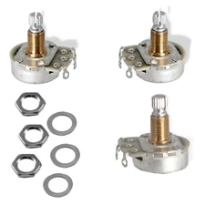 Potentiometer 250K Alpha Korea Quarter Size AAB Set 3 24mm 481940AAB-3P