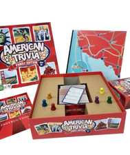 American Trivia Board Game Family Edition Ages 9+ Pre-Owned Nice