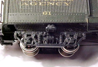 HOn3 D&RGW Passenger Car Trucks 1 pair 5'0''WB, MRGS KIT # 5002A  Narrow Gauge.