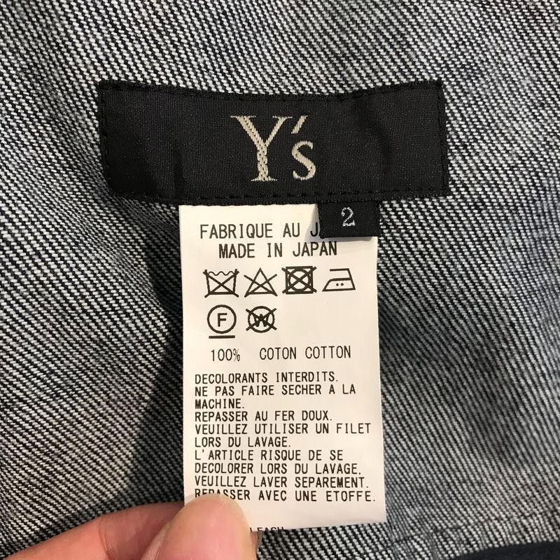 Yohji Yamamoto Y`s 21ss Cutoff Denim Swallow Tail Jacket size: 2 from Japan