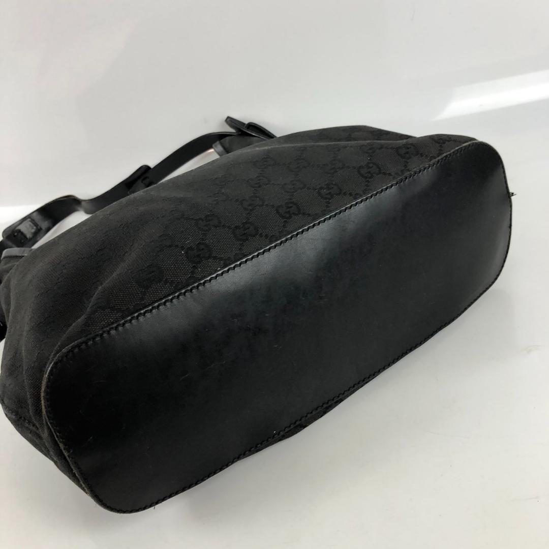 GUCCI GG 106242 001998 Shoulder Bag Canvas Black Authentic GUCCI GG 106242 001998 Shoulder Bag Canvas Black Authentic