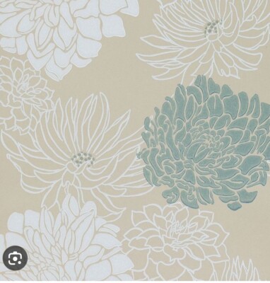 1 Rolle Harlekin Extravaganz Göttlich Tapete 30483 Aquamarin Beige W02