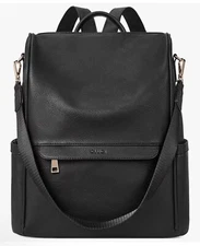 CLUCI Womens Backpack Purse Leather Anti-theft Large Fashion Designer Travel Bag