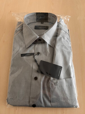 Casa Moda - Herrenhemd - grau - Langarm - NEU - 38 - Comfort Fit - OVP