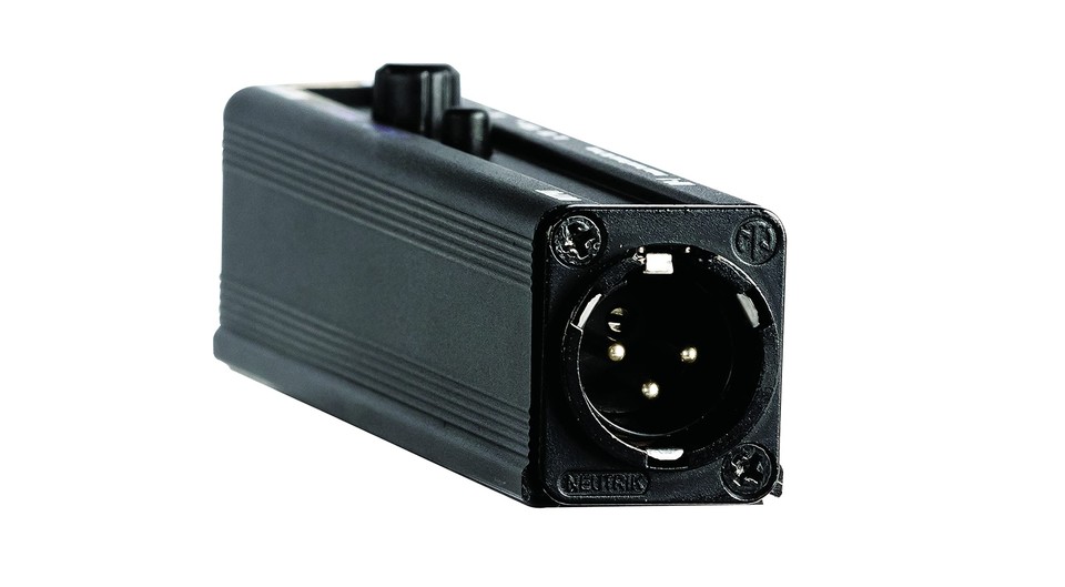 RP1 Single Channel Phantom Powered Microphone Preamp, Black (RP1