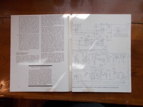 Swan Model 350 Transceiver Operation and Maintenance Manual (original) - Picture 4 of 5