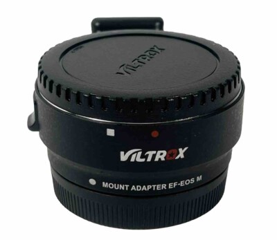 Viltrox Mount Adapter EF-EOS M With Box and Caps Near Mint