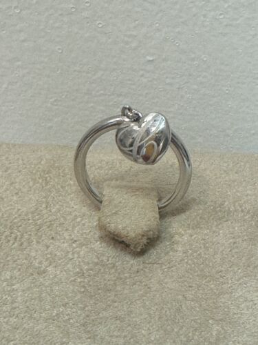 Chopard Chopardissimo ring 18k White gold with hanging heart size 49/15.6/4.75 - Picture 4 of 4
