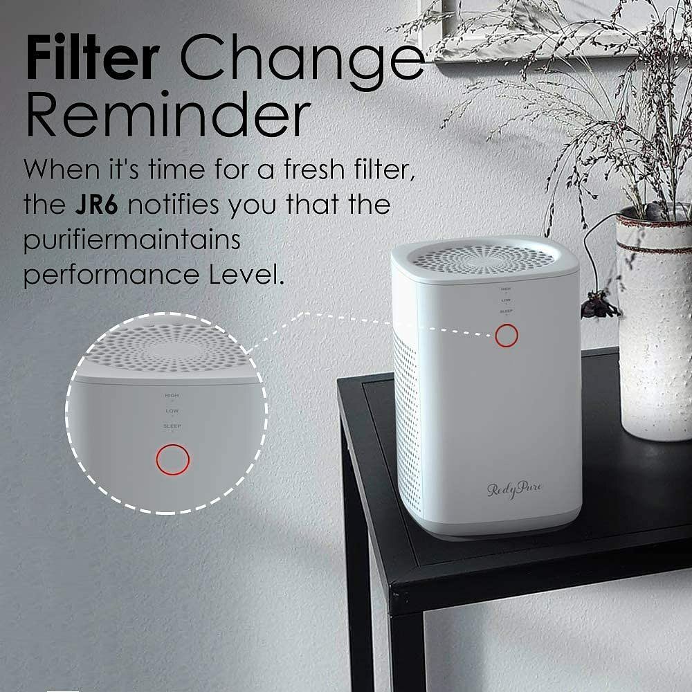 RedyPure Air Purifier for Large Room,300sqft,4Stage True HEPA