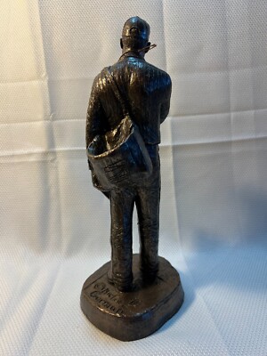 Michael Garman Bronze Tone First Class Mail Man Figurine Sculpture