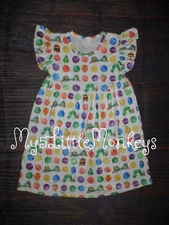 NEW Boutique Eric Carle Very Hungry Caterpillar Girls Sleeveless Dress