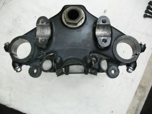 1980 HONDA CB650C CB 650 CUSTOM TRIPLE TREES - FORK CLAMPS - STEERING STEM -NICE - Bild 7 von 12