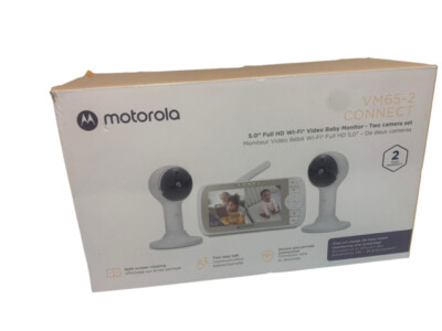 Motorola 5'' Full HD Video Baby Monitor 2 Camera Set