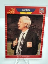 1989 Pro Set NFL Announcer Collectible Jack Buck #11