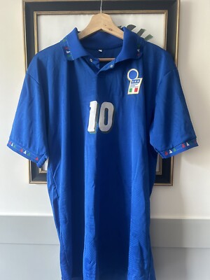 Authentic/Genuine Roberto Baggio Hand Signed Italy Shirt UK