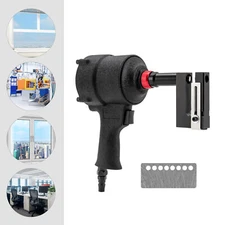 Pneumatic Hole Puncher Panel Straight Sheet Metal Hole Punch Tool & Handle 8mm