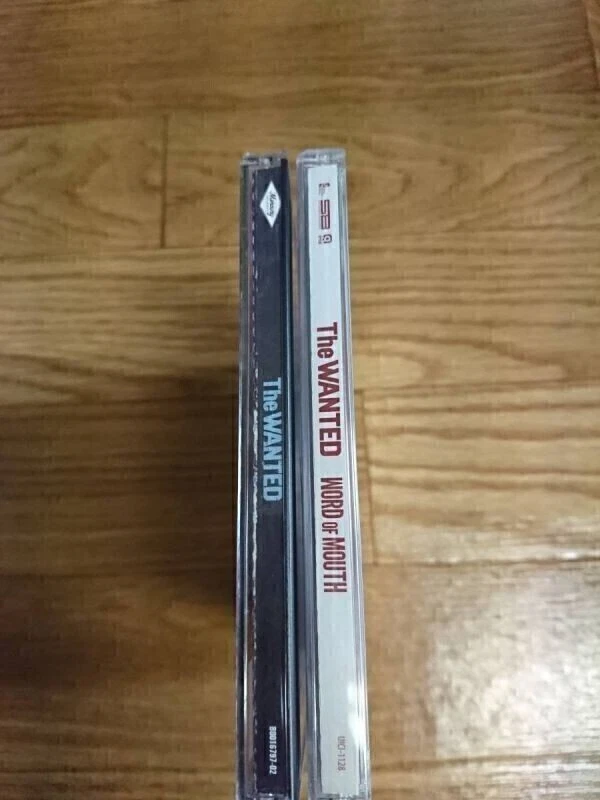 THE WANTED CD SET x2  【THE WANTED】【WORD OF MOUTH】 Album set（Used item）Ｓ06928 - Image 2 of 3