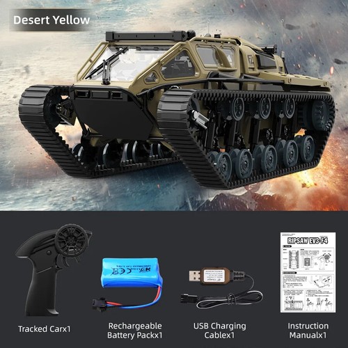 JJRC C8812 Full Scale RC Tracked Tank 360° Rotation Drift Toy - Picture 8 of 8