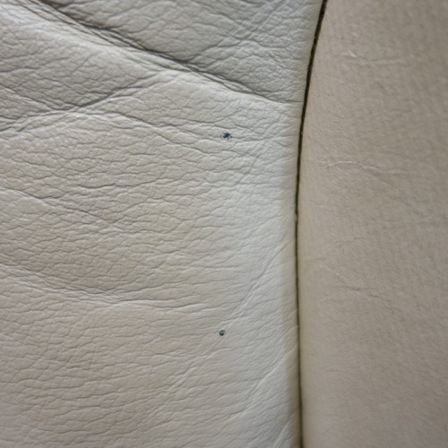 97-03 BMW E39 5-Series Sedan Rear Seat Bottom Bench Cushion Beige Leather OEM - Picture 8 of 10