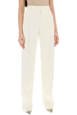 パンツ BOTTEGA VENETA Pastel yellow linen pant (792196V3Z90 9204) Linen canvas trousers BOTTEGA VENETA Woman Tg. 42 IT